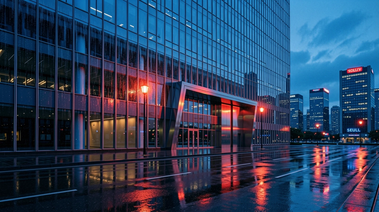 Seoul Architectural Blue Hour