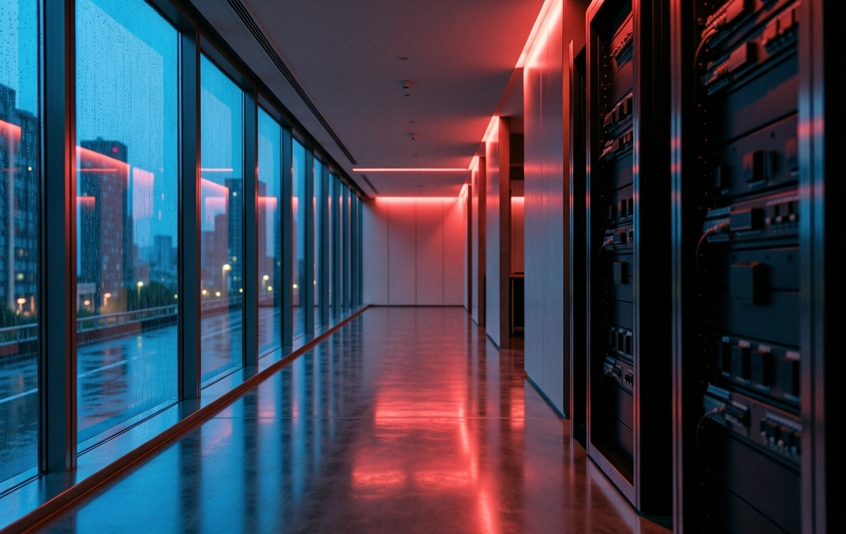 Seoul architectural blue hour